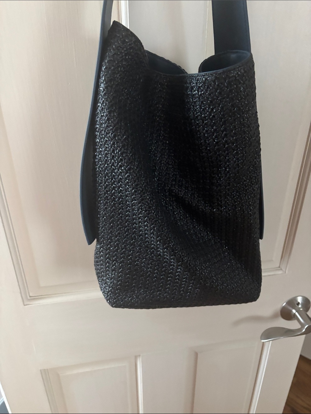 Tuckernuck Black Woven Hobo Shoulder Bag